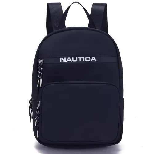 Image of Nautica Nylon Women Backpack With Adjustable Strap