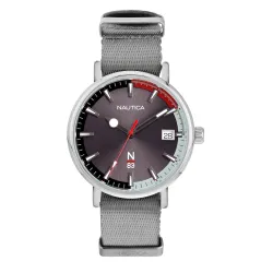 Nautica Round 42mm Gray Dial Analog Men Watch