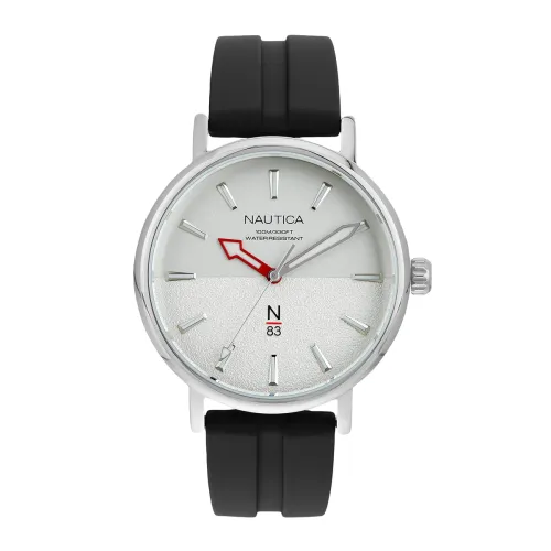 Image of Nautica Round 42mm Silver Men Watch