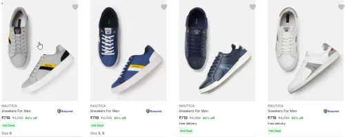 Image of NAUTICA Sneakers Shoes For Men at Minimum 85% Discount 