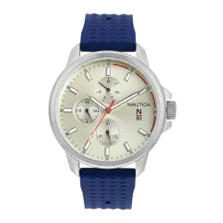 Nautica Round 46mm Cream Dial Analog Men Watch