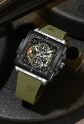 NAVIFORCE Elegant Square Silver Analog Watch