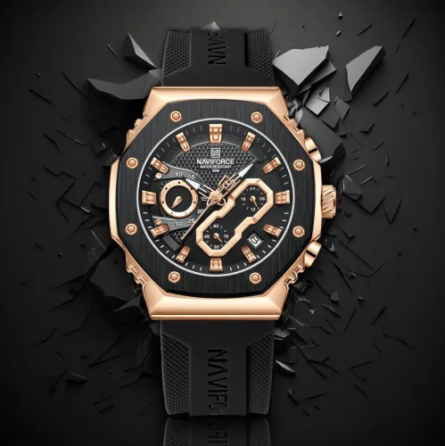 Image of NAVIFORCE Sport Quartz Waterproof Analog Watch 