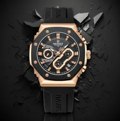 NAVIFORCE Sport Quartz Waterproof Analog Watch 