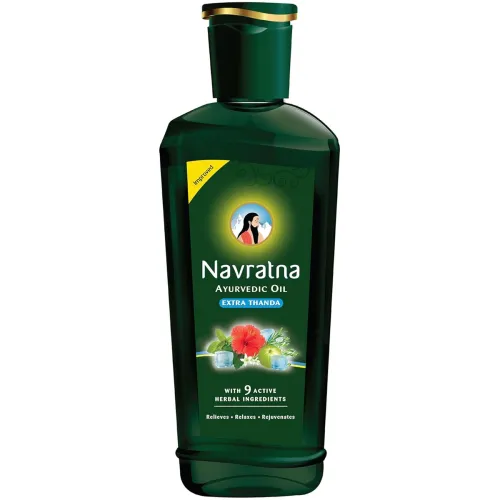 Image of Navratna Extra Thanda Cool Oil 300ml Unique combination of 9 Ayurvedic Herbs 