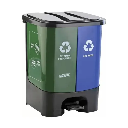 Image of Nayasa 2-in-1 Pedal Dustbin
