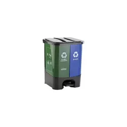 Nayasa 2-in-1 Pedal Dustbin – 33 L 