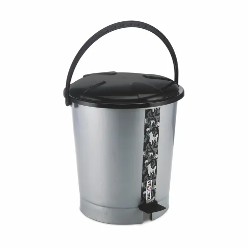 Image of Nayasa Army Pedal Bin- 11.5 Ltrs Dustbin with Lid |