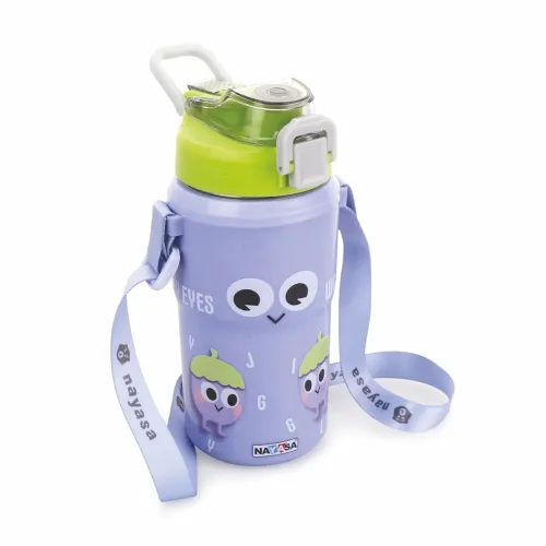 Image of Nayasa Duo-Sip Kids Insulated Water Bottle 450ml 