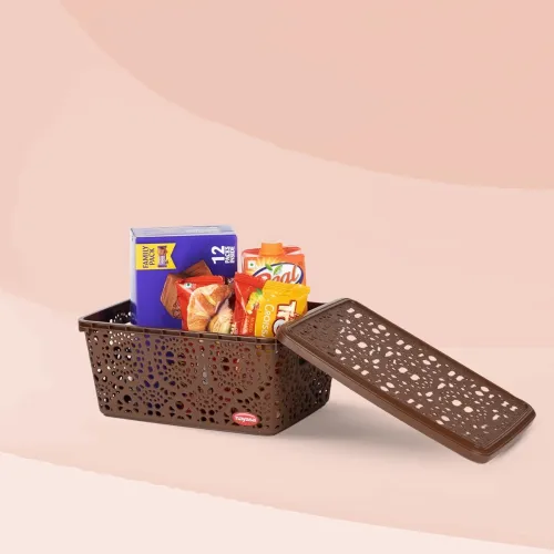 Image of Nayasa Flower Storage Plastic Basket 