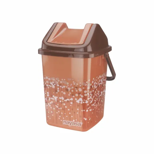 Image of Nayasa Funk Swing Bin 8L (Brown)