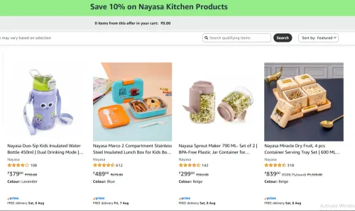 Image of Nayasa Kitchen Products up to 60% Off +Coupon Discount