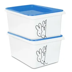 Nayasa Lego Print Storage Container with Lid So2