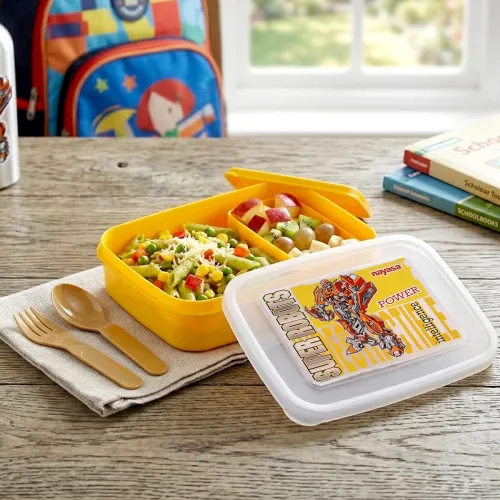 Image of Nayasa Ninja 2 BPA-Free Plastic Lunch Box