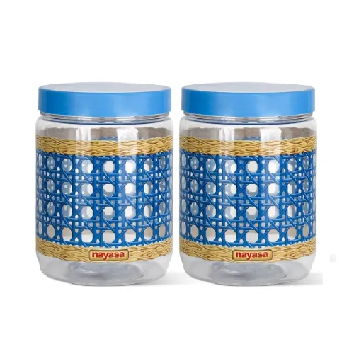 Image of Nayasa Sparkle Containers, 500 ML (Set of 3), Red