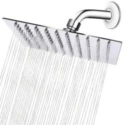 NearMoon 8-Inch Stainless Steel Square Rain Shower Head