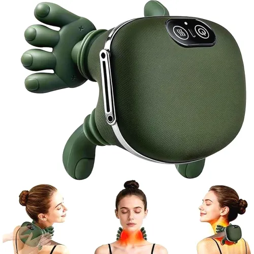 Image of Neck & Shoulder Massager with Heat Wireless Portable Shiatsu Back Massager