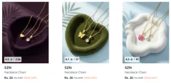 90% OFF | Necklace and Chains @ Starting ₹26