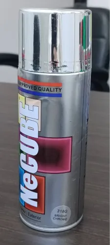 Image of Necube Premium Multi-Purpose Chrome Spray Paint 400ml