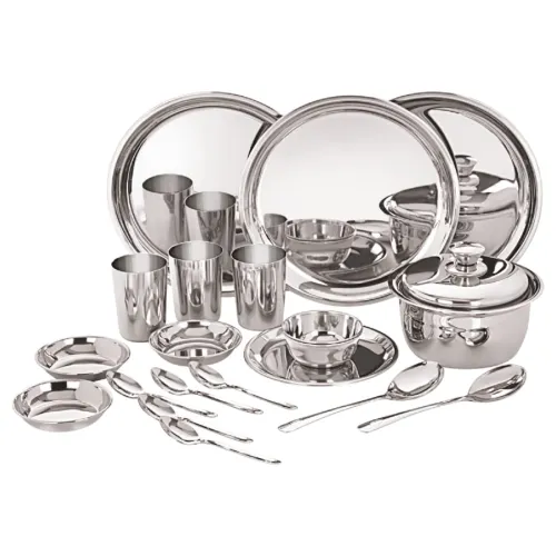 Image of Neelam Stainless Steel 22 Gauge, 36 Pieces Premium Dinner Set