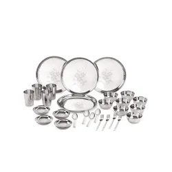 Neelam Stainless Steel 24 28Pcs Dinner Set