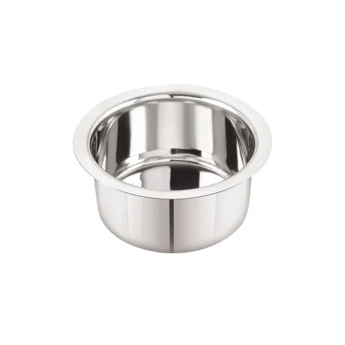 Image of Neelam Stainless Steel 8 22G Flat Bottom Tope, 550ml, Silver Durable, Durable Cookware for Efficient Cooking, Boiling, a