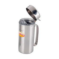 Neelam Stainless Steel Oil Dispenser 1000 ml – Durable & Elegant Liquid Storage Container for Oil, Vinegar, Other Liquid