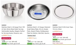 Neelam Stainless Steel Products Starting at ₹29