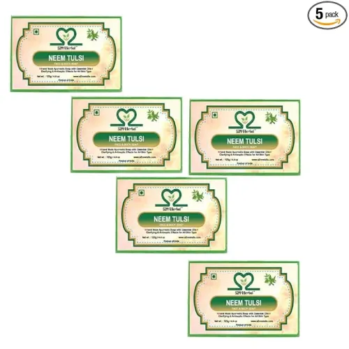 Image of Neem & Tulsi Soap (Pack of 5)