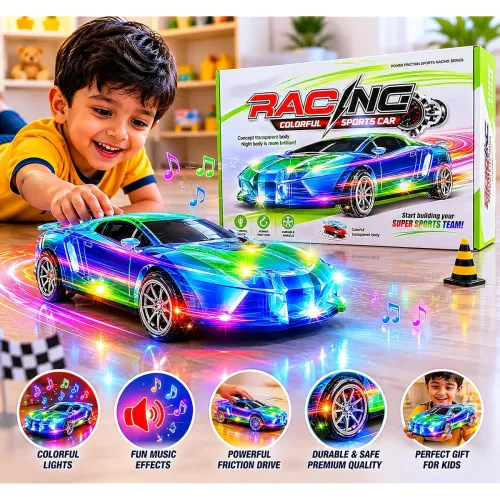Image of Negi 33905A Toy CAR 10/240 Racing Colorful Sports Car Toy for Kids