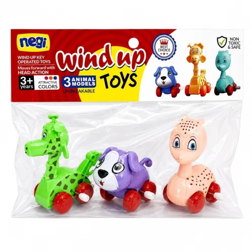 Image of Negi 3-in-1 Wind-Up Cute Puppy Toy