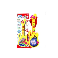 Negi Battery Operated Mini Guitar Colourful with Delightful Music