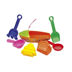 Negi Boat Beach Set Made by Plastic,Multicolor