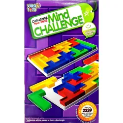 Negi Mind Challenge Fun Game Rectangle Puzzle | Mind Tangling Brain Teaser Puzzle for Kids | Educational Logic Game | STEM Learning Toy for Boys & Girls 3+ Years