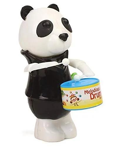 Image of Negi Panda Wind-Up Drum Toy