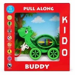 Negi Pull Along Turtle Buddy Toy