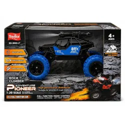 Negi Rock Climber RC Car 1:20 Scale Off-Road Stunt Vehicle with Spray Function, LED Lights, 2x2 Drive, Rechargeable Battery for Kids