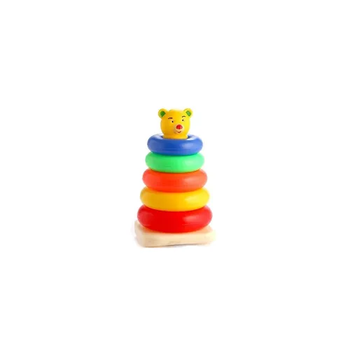 Image of Negi Stacking Teddy Rings for Babies & Toddlers - 5 Rings