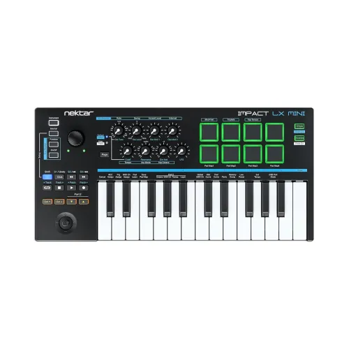Image of Nektar Impact LX Mini 25-key USB MIDI Controller Keyboard 