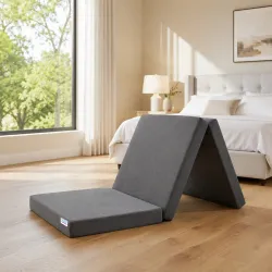 Neobest 3 Fold Ortho Support 3 inch Single HR Foam Mattress (72 x 36 inch)