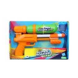 Nerf Super Soaker XP30-AP Water Blaster | Tank Made with Recycled Plastic | Air-Pressurized Continuous Water Blast
