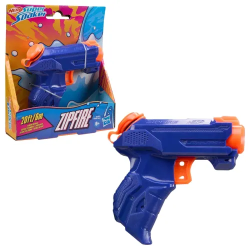 Image of Nerf Super Soaker ZipFire Water Blaster - Blue | 97ml Water Tank