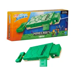 Nerf Super Soaker Minecraft Turtle Water Blaster | Pull Back Plunger Handle | Easy to Use | Minecraft Toys |Pichkari for Outdoor Water Games | Branded Toy Pichkari for Holi | Kids Ages 6+