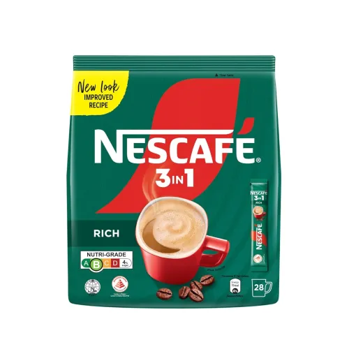 Image of Nescafe 3 In 1 Rich Coffee Powder - 25 Sachets Bag, 475 Gram