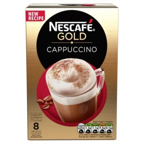 Image of Nescafe Cappuccino Sachets, Powder, Sachet , Pack Of 1,0.01 Ounces
