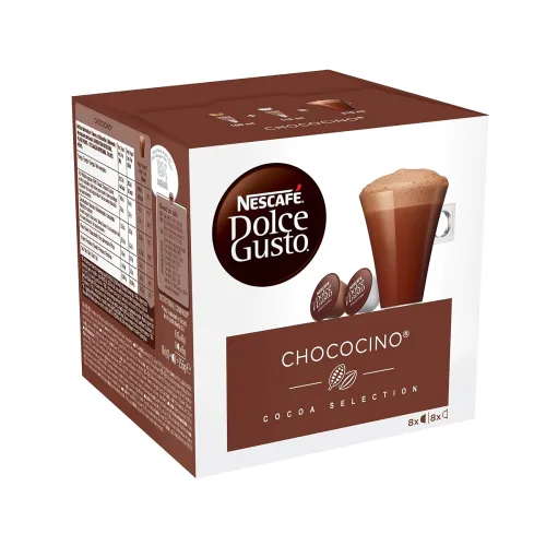 Image of NESCAF� Dolce Gusto Latte Machiato Coffee, Pack of 3 (Total 48 Capsules, 24 Servings) (Chococino Hot Chocolate)