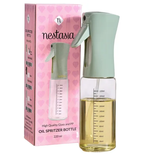 Image of Nestasia Glass Oil Sprayer Bottle for Kitchen (220ml)