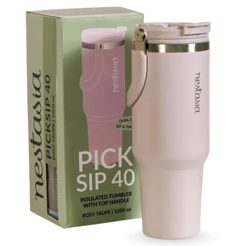 Image of Nestasia PickSip40 Tumbler with Straw & Top Handle 1.2L