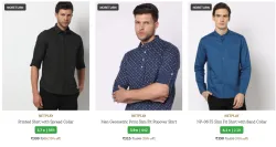 NETPLAY Brand Mens Shirts @ Up to  70% Discount | Start ₹300