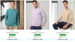 NETPLAY Brand Mens Sweatshirt & Hoodies @ Flat 60% Discount